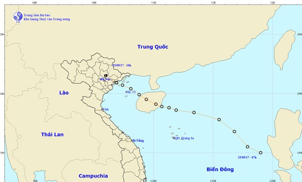 Tin cuoi cung ve ap thap nhiet doi: Suy yeu va tan dan